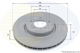 COMLI ADC5046V - COATED BRAKE DISC