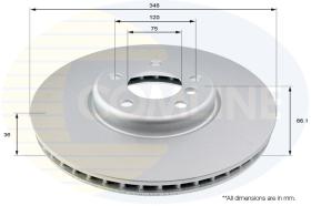 COMLI ADC1791VR - COATED BRAKE DISC