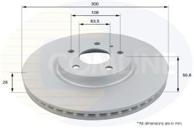 COMLI ADC1272V - COATED BRAKE DISC