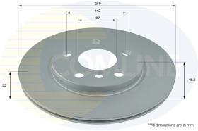 COMLI ADC1786V - COATED BRAKE DISC