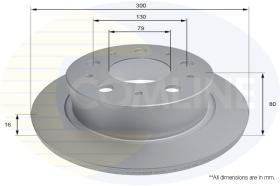 COMLI ADC2835 - COATED BRAKE DISC