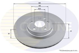 COMLI ADC2924V - COATED BRAKE DISC