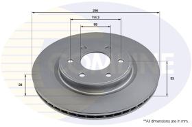 COMLI ADC2926V - COATED BRAKE DISC