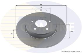 COMLI ADC4052 - COATED BRAKE DISC