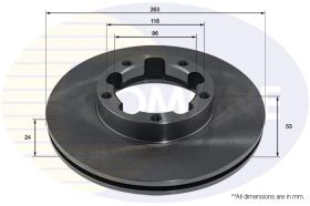 COMLI ADC4055V - BRAKE DISC