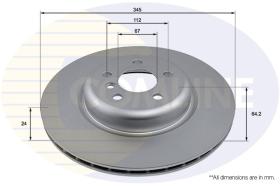 COMLI ADC4063V - COATED BRAKE DISC