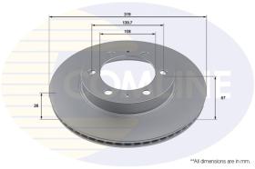 COMLI ADC5003V - COATED BRAKE DISC