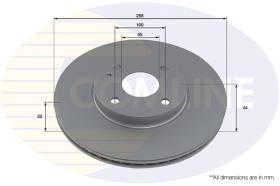 COMLI ADC5005V - COATED BRAKE DISC