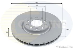 COMLI ADC5014V - COATED BRAKE DISC