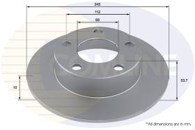 COMLI ADC4015 - COATED BRAKE DISC