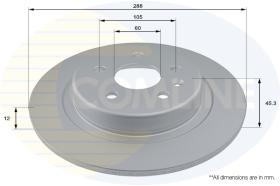 COMLI ADC1165 - COATED BRAKE DISC