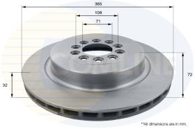 COMLI ADC1276V - BRAKE DISC