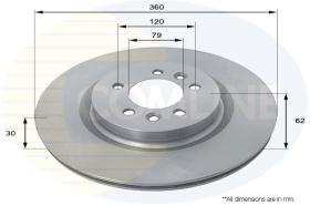 COMLI ADC1277V - COATED BRAKE DISC