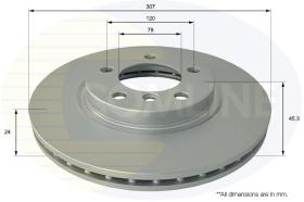 COMLI ADC1784V - COATED BRAKE DISC