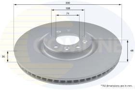 COMLI ADC2731V - COATED BRAKE DISC