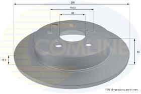 COMLI ADC2806 - COATED BRAKE DISC