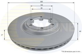 COMLI ADC2821V - COATED BRAKE DISC