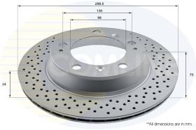 COMLI ADC2906V - COATED BRAKE DISC