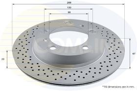 COMLI ADC2909V - COATED BRAKE DISC