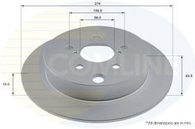 COMLI ADC2912 - COATED BRAKE DISC