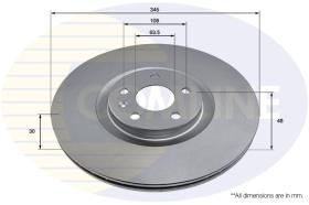 COMLI ADC2923V - COATED BRAKE DISC