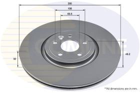 COMLI ADC2931V - COATED BRAKE DISC