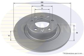 COMLI ADC2980 - COATED BRAKE DISC