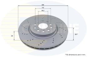 COMLI ADC2996V - COATED BRAKE DISC