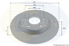 COMLI ADC4074 - COATED BRAKE DISC