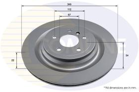 COMLI ADC4082V - COATED BRAKE DISC