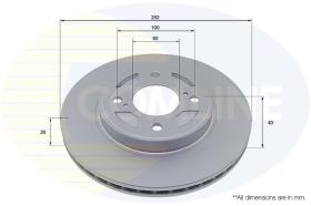 COMLI ADC5019V - COATED BRAKE DISC