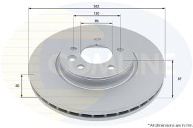 COMLI ADC5052V - COATED BRAKE DISC