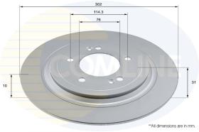 COMLI ADC2983 - COATED BRAKE DISC