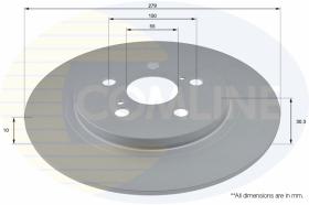 COMLI ADC2814 - COATED BRAKE DISC