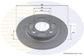 COMLI ADC4048 - COATED BRAKE DISC - SUPERSEDES ADC4050