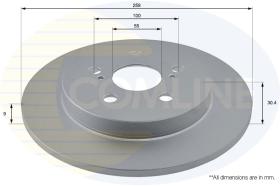 COMLI ADC01149 - COATED BRAKE DISC - SUPERSEDES ADC01149V