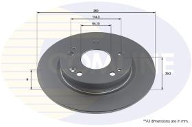 COMLI ADC4029 - COATED BRAKE DISC