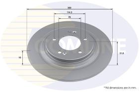 COMLI ADC4058 - COATED BRAKE DISC