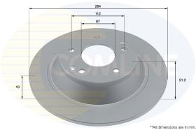 COMLI ADC2955 - COATED BRAKE DISC