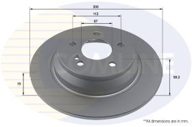 COMLI ADC4044 - COATED BRAKE DISC