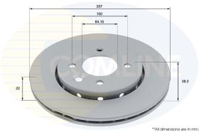 COMLI ADC5058V - COATED BRAKE DISC