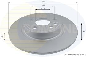 COMLI ADC1283 - COATED BRAKE DISC