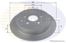 COMLI ADC4040 - COATED BRAKE DISC