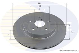 COMLI ADC4098V - COATED BRAKE DISC