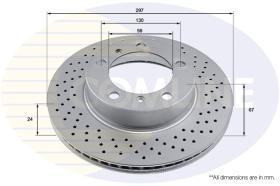 COMLI ADC2911VR - COATED BRAKE DISC