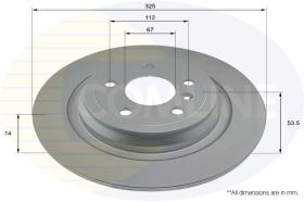 COMLI ADC2892 - COATED BRAKE DISC