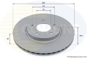 COMLI ADC2967V - COATED BRAKE DISC