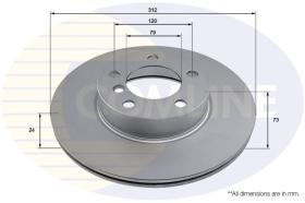 COMLI ADC2914V - COATED BRAKE DISC