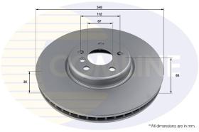 COMLI ADC5030VR - COATED BRAKE DISC