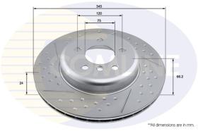 COMLI ADC2873V - COATED BRAKE DISC